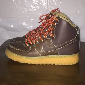 Nike Grade School Air Force 1 High “Baroque Brown”